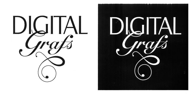 Logo digital grafs, concepto y diseño de Montse Noguera